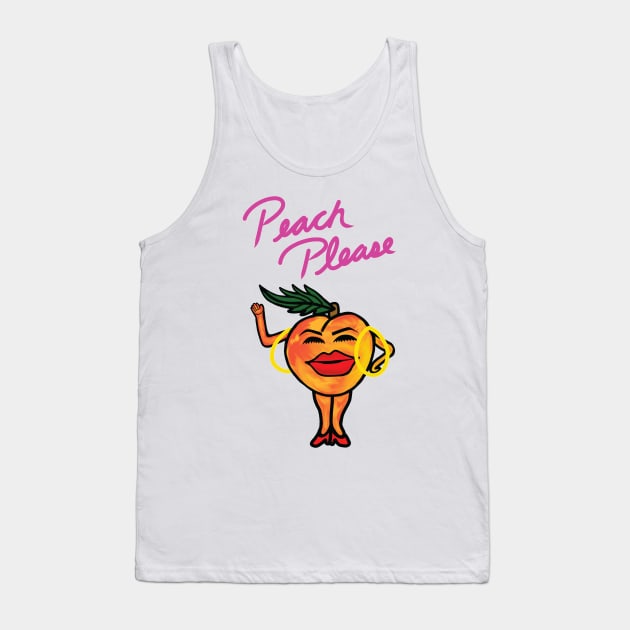 Peach Please Tank Top by BoonieDunes